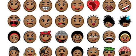 Afro Emoji Les Smileys à Lafricaine