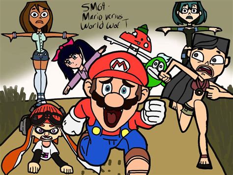Smg4 Mario Versus World War T Smg4 Amino