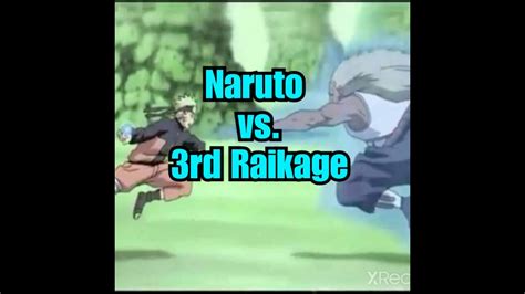 Naruto Vs 3rd Raikage Naruto Defeated 3rd Raikage Using Rasengan And
