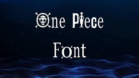 One Piece Font Free Download