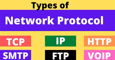 Types Of Network Protocol Protocol Full Description Tcpipftpsmtp
