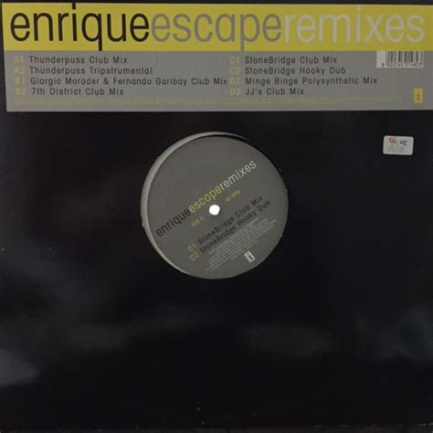 Enrique Iglesias Escape 2002 Vinyl Discogs