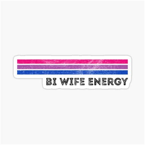 bi wife energy lgbtq bi wife energy lgbtq support lgbt bisexual flag vintage cool bisexual