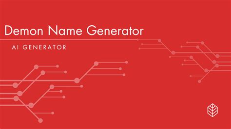 Demon Name Generator Generate Ai Demonic Names Ai Resources