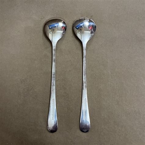 Sheffield England Silver Plated Salad Serving Tossing Spoon And Fork