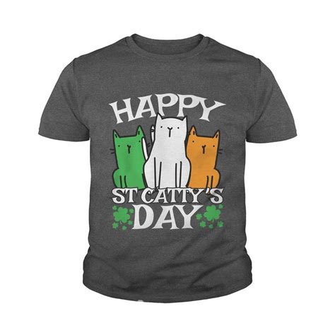 In europe, ireland, england, malta, russia, bosnia and herzegovina, scotland, and switzerland all celebrate st. Saint Patricks Day Cat Irish TShirts Happy St Cattys Day ...