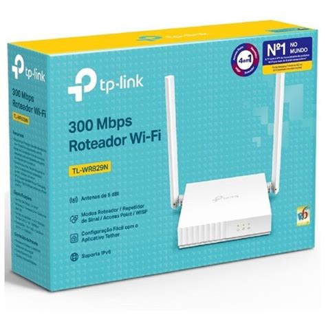 Roteador Wireless Tp Link Multimodo 300mbps Tl Wr829n Automasantos