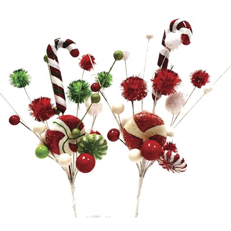 Christmas Candy Pick: 11 inches, 2 Assorted Styles - Walmart.com ...