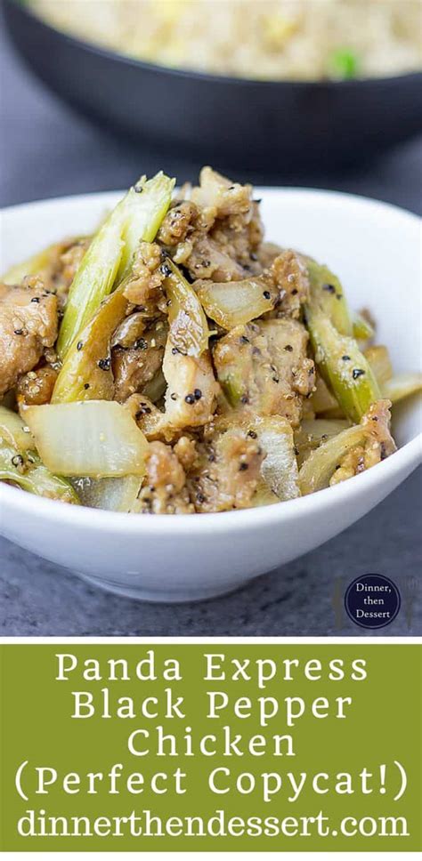 Heat peanut oil over medium heat in a large skillet on medium high until shimmery. Panda Express Black Pepper Chicken (Copycat) - Dinner ...