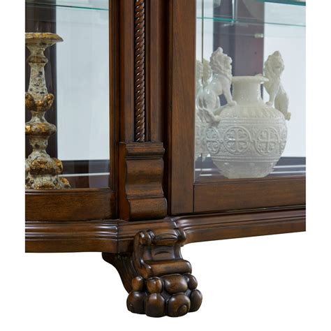 Free shipping on orders over $39. Pulaski Foxcroft Curved End Curio Cabinet - 102003