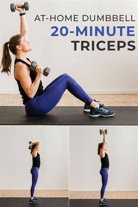 5 Day Tricep Exercises At Home With Dumbbells For Push Your Abs
