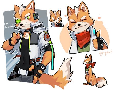 Fox Mccloud Star Fox Drawn By Pruh Danbooru