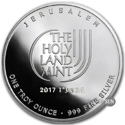 Israel The Holy Land Mint Jerusalem Dove Of Peace 2017 1oz