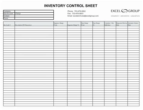 Office Supply Inventory Spreadsheet ~ Excel Templates