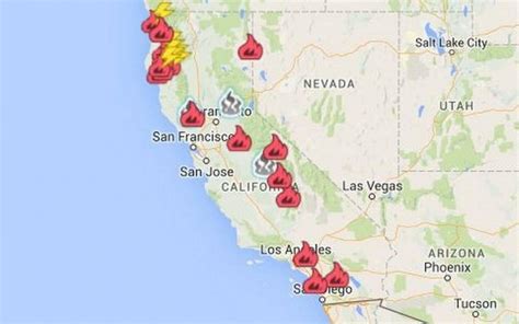 Ca Wildfire Map