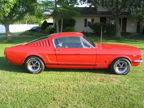 Candy Apple Red 1966 Ford Mustang Gt Fastback