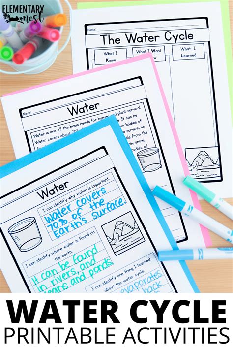 Teaching Water Cycle Activities Resources And A Freebie Elementary