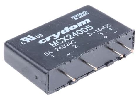 If you want to repeatedly switch something on / off, use them. D2425PG | Sensata / Crydom 25 A Solid State Relay, Zero ...