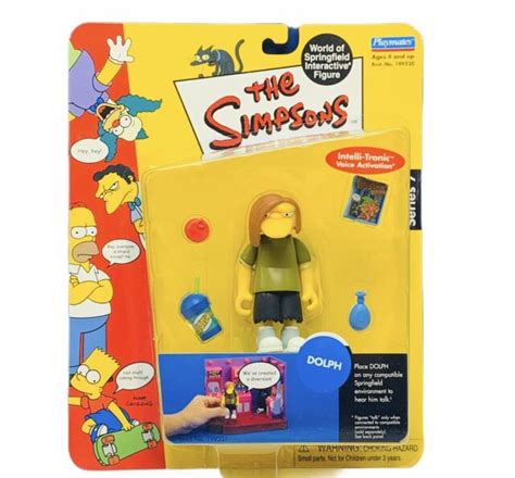The Simpsons Action Figure Toy Playmates World Springfield Vtg Dolph Bully Moc Ebay