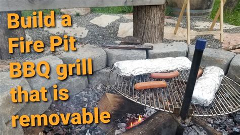 Diy Fire Pit Grill Grate Idea For Your Backyard Campfire Bbq Youtube