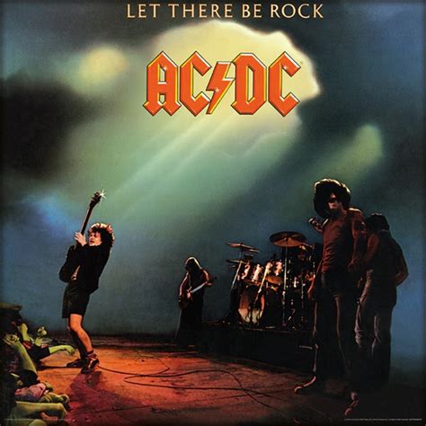 ac dc let there be rock album cover print pic