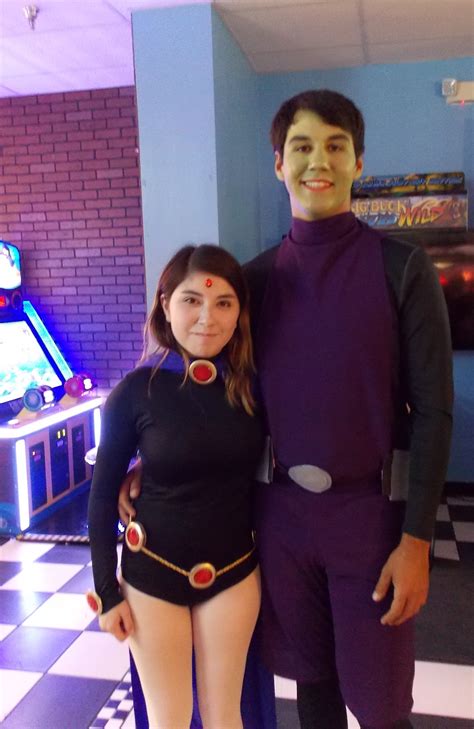 Diy Raven And Beast Boy Couples Costumes From Teen Titans Costume Yeti