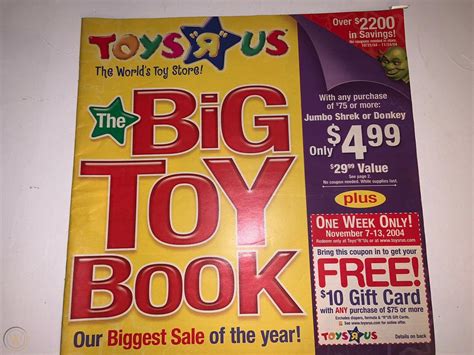 toys r us the big toy book november 2004 christmas catalog 2843311312