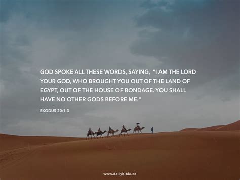 Exodus Daily Bible Inspirations