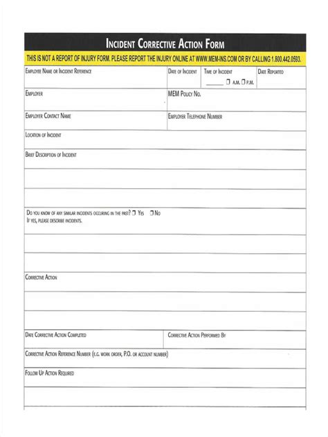 Safety Incident Form Templates 2820 The Best Porn Website