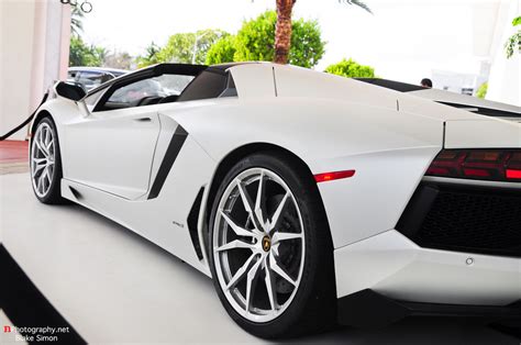 Gallery White Lamborghini Aventador Roadster In Miami By Blake Simon
