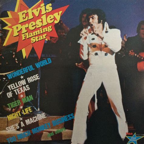Elvis Presley Flaming Star 1975 Vinyl Discogs