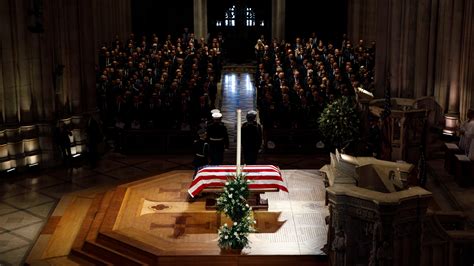 In Funeral Of Pomp And Pageantry Nation Bids Farewell To George Bush