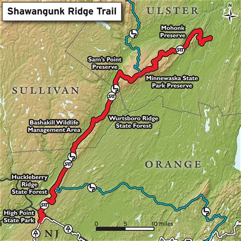 Appalachian Trail Map Northeast