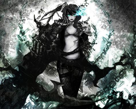 Wallpaper Anime Girls Weapon Chains Black Rock Shooter Darkness Screenshot Computer