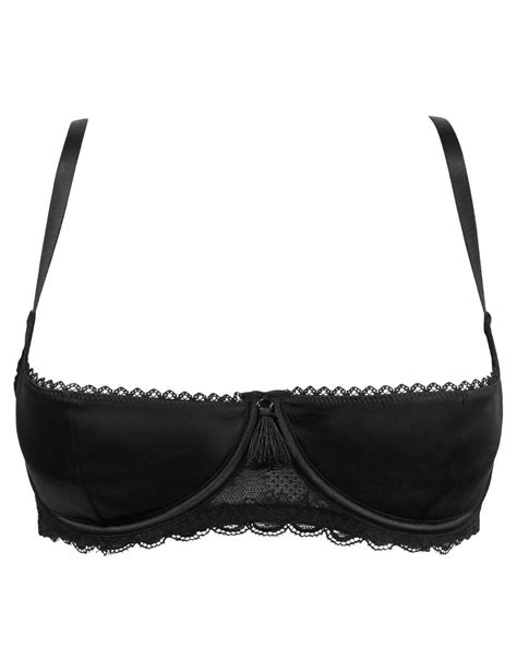 Pour Moi For Your Eyes Only Underwired Quarter Cup Bra Belle Lingerie Pour Moi For Your Eyes