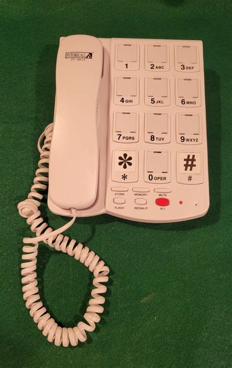Future Call Fc 0613 Picture Phone For Seniors W10 One Touch Picture