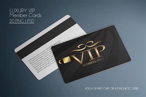 20 Luxury Vip Member Cards 258606 Elements Design Bundles