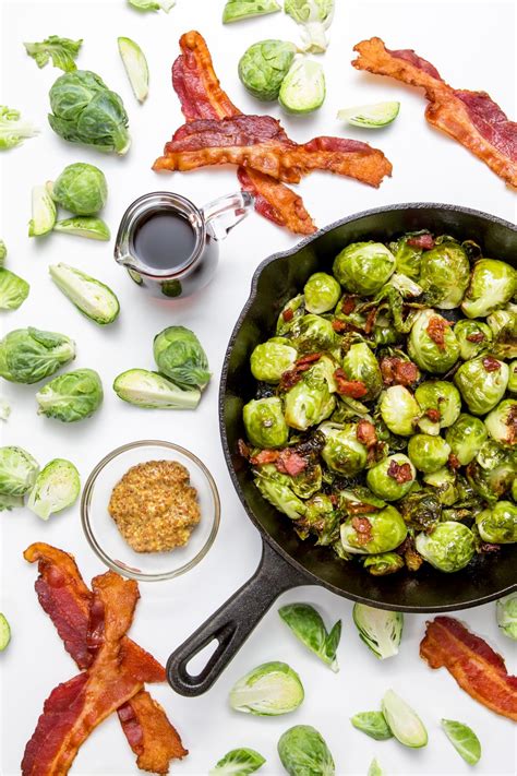 You only need as many as the number of bacon pieces you have. Maple bacon roasted Brussels sprouts - Thanksgiving.com