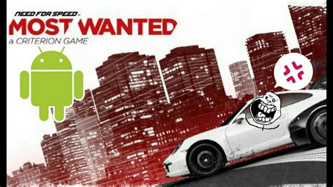 Need For Speed Most Wanted V1050 Android Réveil Brutal Youtube