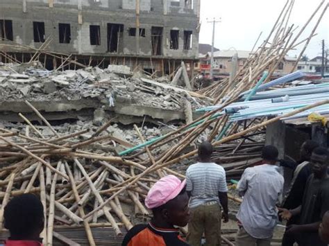 Uncompleted Building Collapses At Agungi Lekki Photos