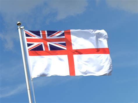 Naval Ensign Of The White Squadron 3x5 Ft Flag Royal Flags