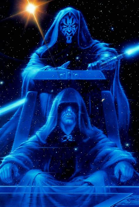 Darth Maul And Darth Sidious Star Wars Original Art Star Wars Art