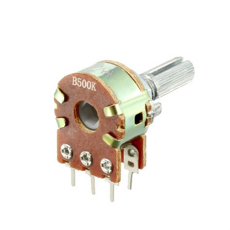 Wh148 500k Ohm Variable Resistors Dual Carbon Film Taper Potentiometer