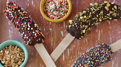 frozen banana pops are a healthy delicious way to stay cool this summer huffpost canada food