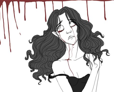Sad Gothic Girl With Blood On The Ceiling By Gothicdarkshine On Deviantart