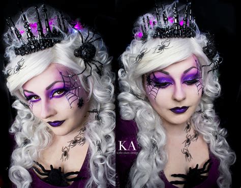 Spider Queen Makeup With Tutorial By Katiealves On Deviantart
