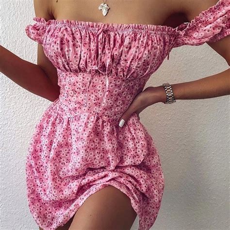 Floral Print Fashion Ruched Sexy Backless Mini Sundress Puff Etsy