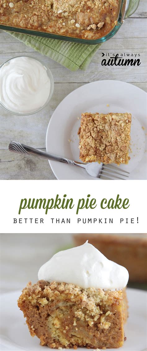 What are some side dishes you've done or tried that you recommend? easy pumpkin pie cake recipe {better than pumpkin pie ...