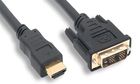Hdmi To Dvi D 241 Pin Display Adapter Cable Male Gold Hd Hdtv 15ft 5m