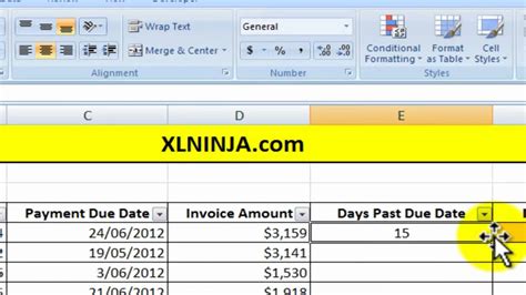 How To Calculate Payment Due Date In Excel Printable Templates Free